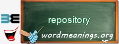 WordMeaning blackboard for repository